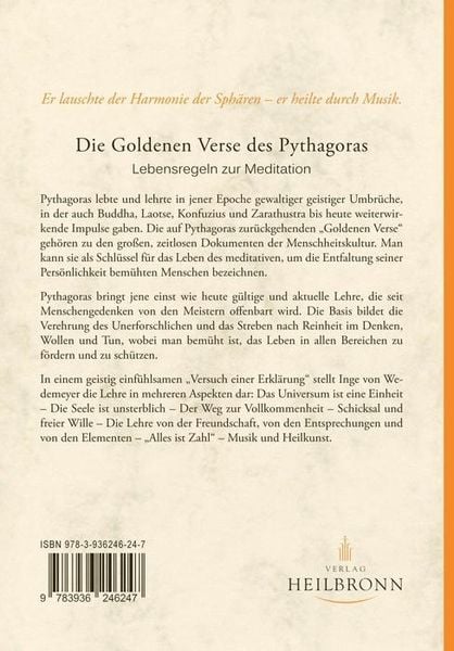 Produktbild: Die Goldenen Verse des Pythagoras