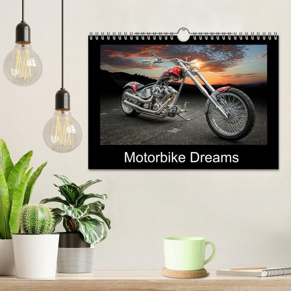 Produktbild: Motorbike Dreams (Wall Calendar 2026 DIN A4 landscape), CALVENDO 12 Month Wall Calendar