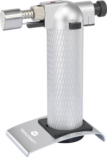 Produktbild: TOOLCRAFT 1553060 Gasbrenner Flambierbrenner ohne Gas 1300&deg;C 90 min ohne Gasflasche