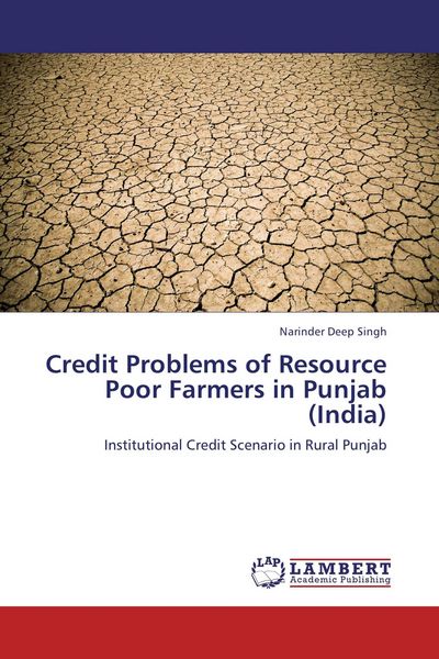 Produktbild: Credit Problems of Resource Poor Farmers in Punjab (India)