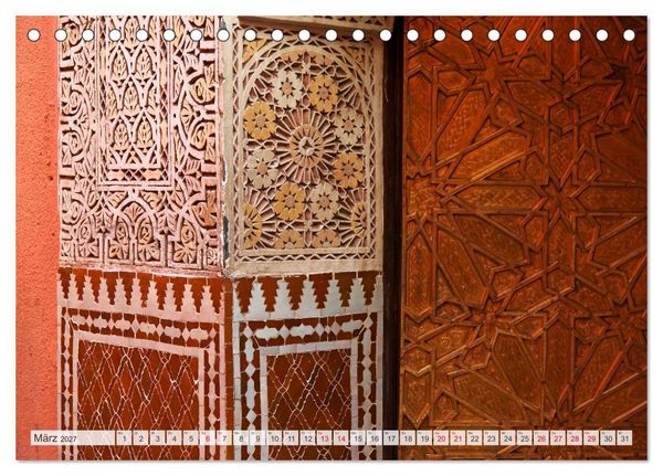 Produktbild: Marokkos Farben (Tischkalender 2027 DIN A5 quer), CALVENDO Monatskalender