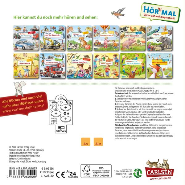 Hör mal (Soundbuch): Das Jahr auf dem Bauernhof