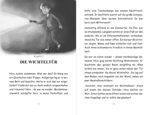 Produktbild: Wichtel-Adventskalender-Buch | Eine magische Wichtelgeschichte f&uuml;r Kinder von 4 bis 10 Jahren | Nico und Flocke im Land der Wichtel | Zum Vorlesen & Selbstlesen im Advent | F&uuml;r Erstleser