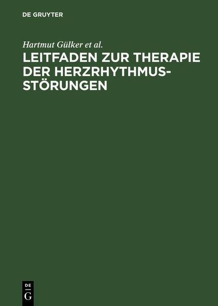 Produktbild: Leitfaden zur Therapie der Herzrhythmusst&ouml;rungen
