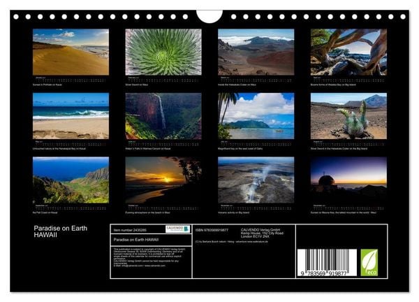Produktbild: Paradise on Earth HAWAII (Wall Calendar 2027 DIN A4 landscape), CALVENDO 12 Month Wall Calendar