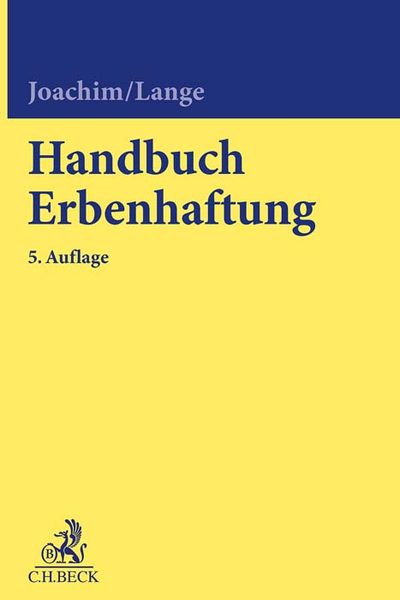 Produktbild: Handbuch Erbenhaftung