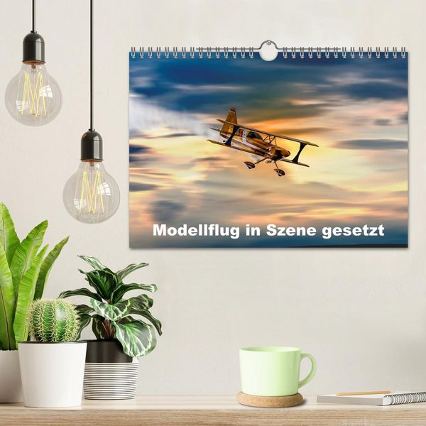 Produktbild: Modellflug in Szene gesetzt (Wandkalender 2026 DIN A4 quer), CALVENDO Monatskalender