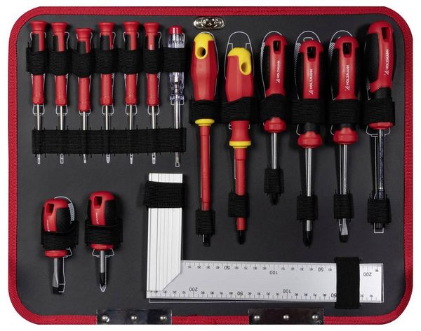 Produktbild: Holzmann Maschinen WZK167PRO WZK167PRO Handwerker Werkzeugkoffer best&uuml;ckt