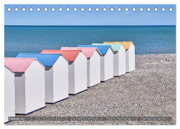 Produktbild: Traumreisen Normandie (Tischkalender 2026 DIN A5 quer), CALVENDO Monatskalender