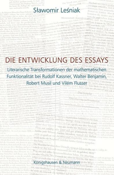 Produktbild: Die Entwicklung des Essays