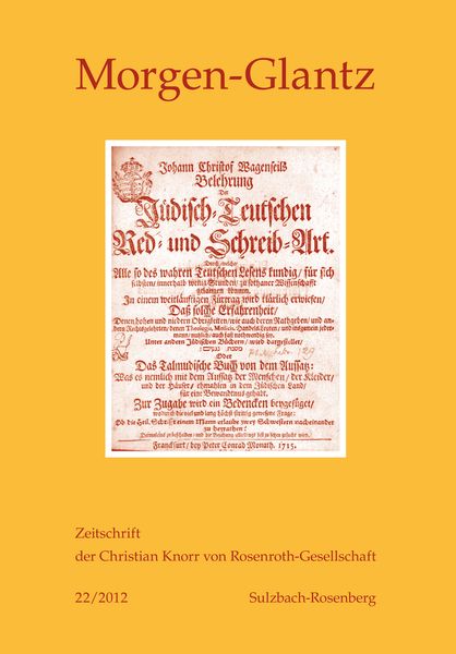 Produktbild: Morgen-Glatz 22/2012