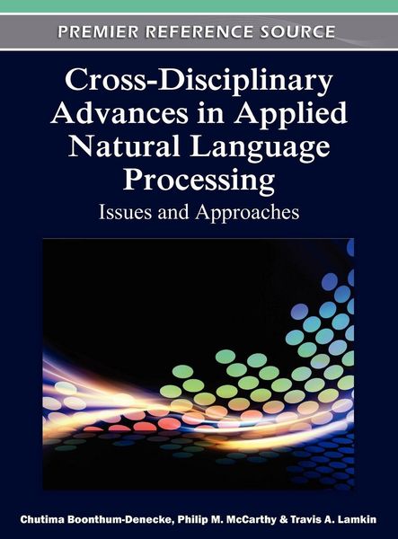 Produktbild: Cross-Disciplinary Advances in Applied Natural Language Processing