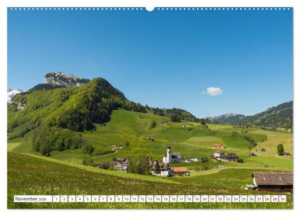 Produktbild: Appenzellerland (Wandkalender 2026 DIN A2 quer), CALVENDO Monatskalender