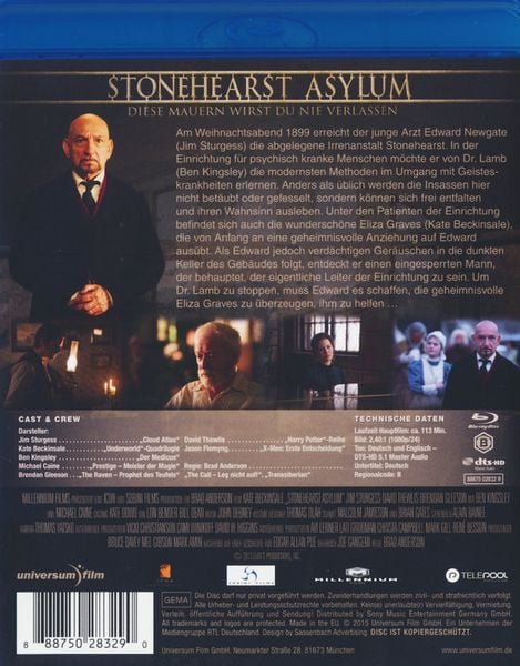 Produktbild: Stonehearst Asylum - Diese Mauern wirst du nie verlassen