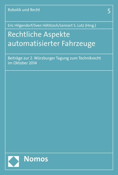 Produktbild: Rechtliche Aspekte automatisierter Fahrzeuge