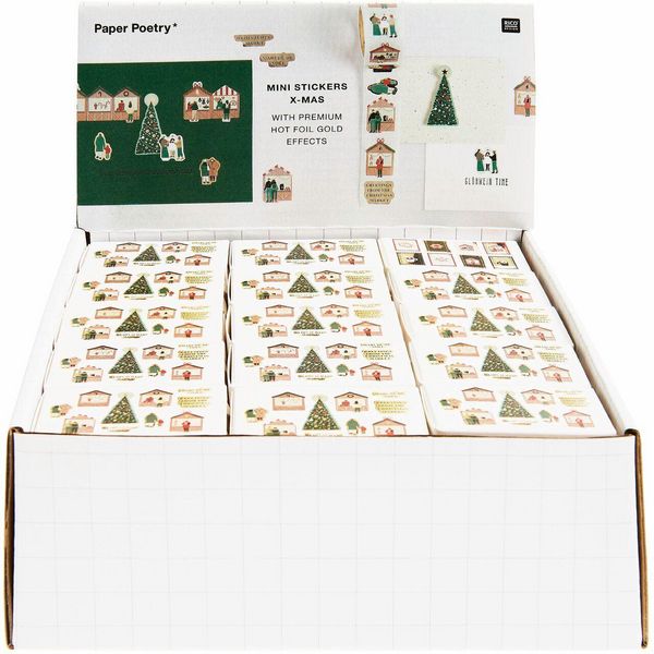 Produktbild: Mini Sticker Weihnachtsmarkt MIX