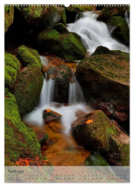 Produktbild: Alles im Fluss - Schwarzwaldwasser (Wandkalender 2026 DIN A2 hoch), CALVENDO Monatskalender