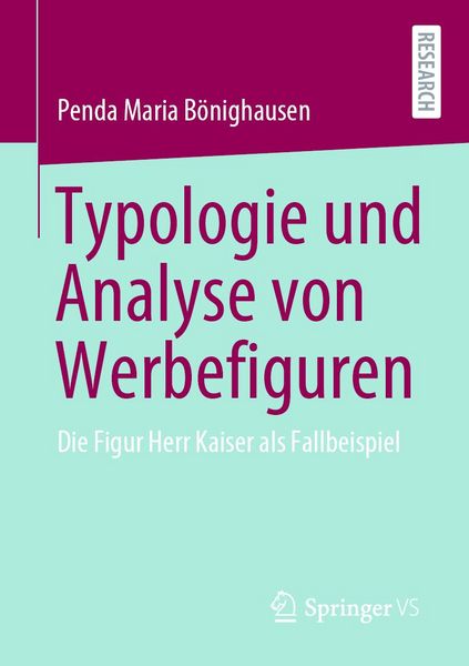 Produktbild: Typologie und Analyse von Werbefiguren