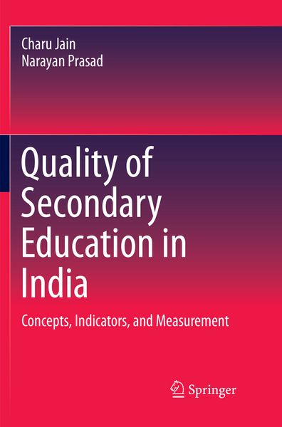 Produktbild: Quality of Secondary Education in India