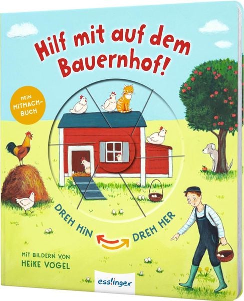 Dreh hin – Dreh her: Hilf mit auf dem Bauernhof!, Gebundene Ausgabe von Sylvia Tress, Esslinger in der Thienemann-Esslinger Verlag GmbH, 2400005781443