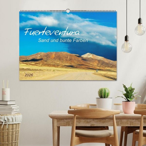 Produktbild: Fuerteventura Sand und bunte Farben (Wandkalender 2026 DIN A2 quer), CALVENDO Monatskalender