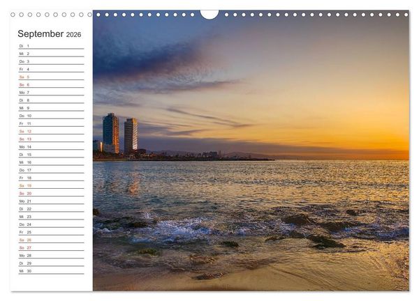 Produktbild: Metropole Barcelona (Wandkalender 2026 DIN A3 quer), CALVENDO Monatskalender
