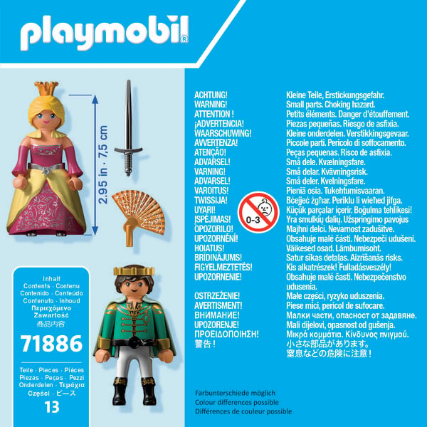 Produktbild: PLAYMOBIL 71886 DuoPack Prinz und Prinzessin