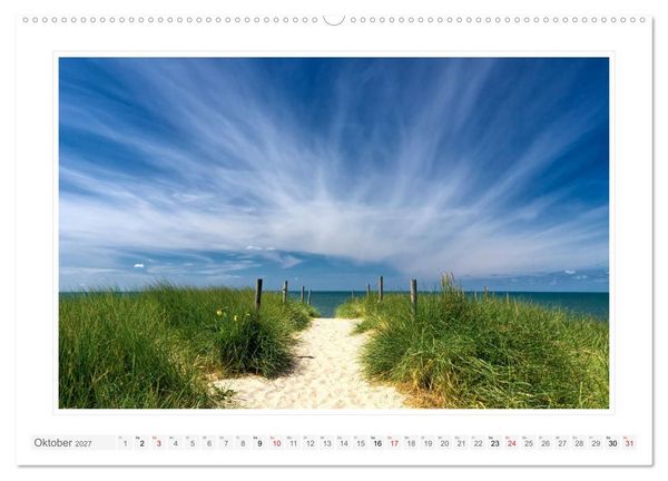 Produktbild: J&uuml;tland. Die Westk&uuml;ste zwischen Ringk&oslash;bing und Ribe (hochwertiger Premium Wandkalender 2027 DIN A2 quer), Kunstdruck in Hochglanz