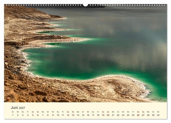 Produktbild: Jordanien Sand, Stein und Salz (Wandkalender 2027 DIN A2 quer), CALVENDO Monatskalender
