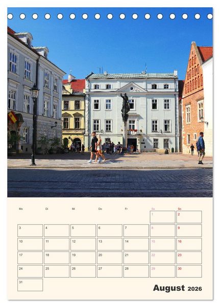 Produktbild: Wundersch&ouml;nes Krakau (Tischkalender 2026 DIN A5 hoch), CALVENDO Monatskalender