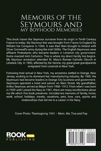Produktbild: Memoirs of the Seymours and my Boyhood Memories