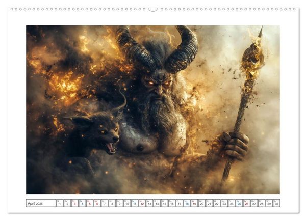 Produktbild: G&ouml;tterfunken (Wandkalender 2026 DIN A2 quer), CALVENDO Monatskalender