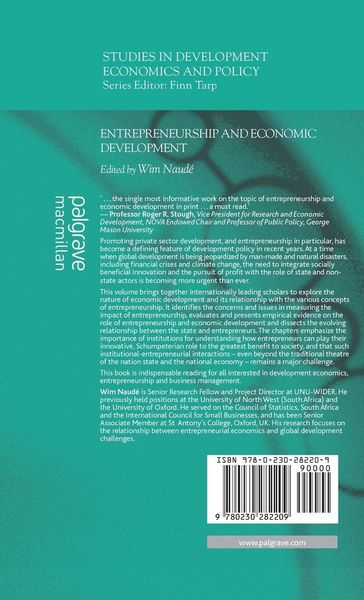Produktbild: Entrepreneurship and Economic Development