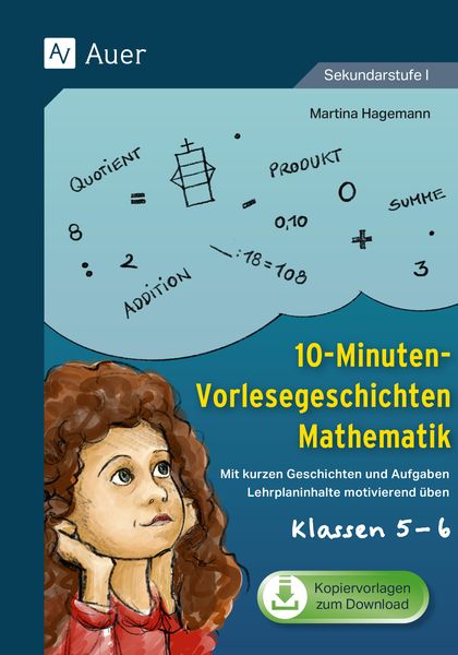 Produktbild: 10-Minuten-Vorlesegeschichten Mathematik 5-6