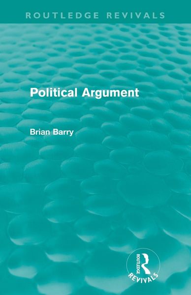 Produktbild: Political Argument (Routledge Revivals)