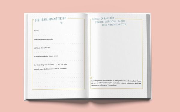 Produktbild: Das andere Schwangerschaftstagebuch (Punkte-Edition)