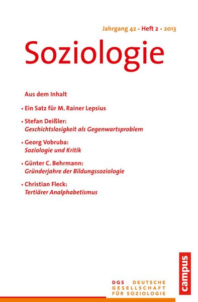 Produktbild: Soziologie 2.2013