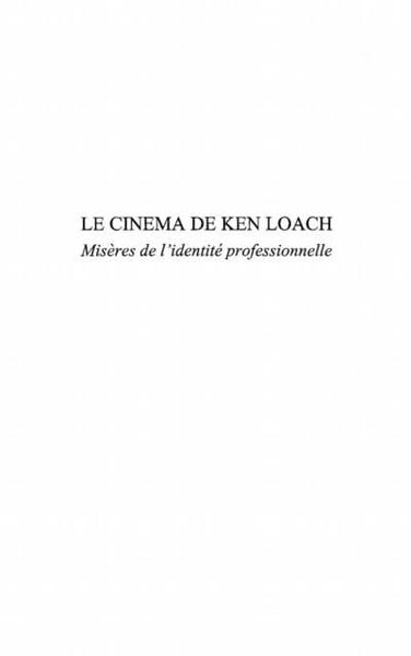 Produktbild: Le cinema de Ken Loach