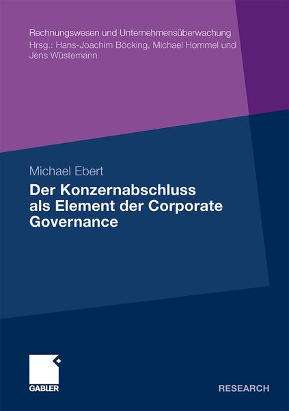 Produktbild: Der Konzernabschluss als Element der Corporate Governance