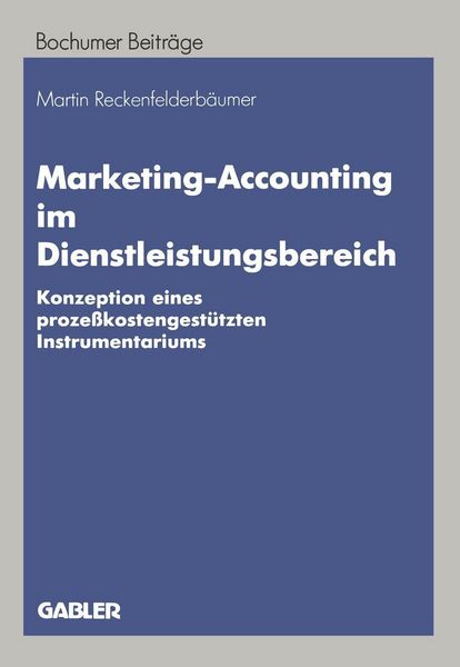 Produktbild: Marketing-Accounting im Dienstleistungsbereich