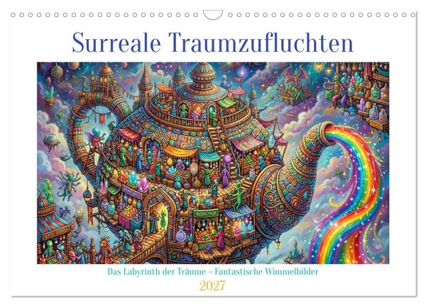 Produktbild: Surreale Traumzufluchten (Wandkalender 2027 DIN A3 quer), CALVENDO Monatskalender