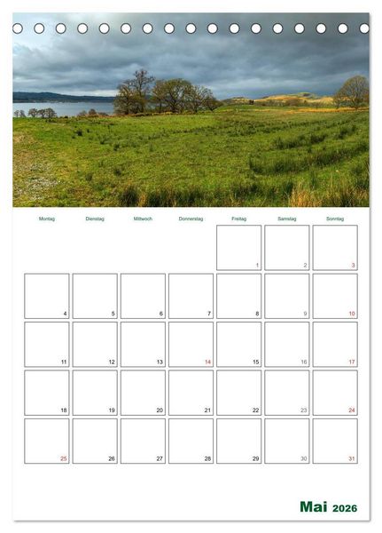 Produktbild: Schottland Entdeckungstour (Tischkalender 2026 DIN A5 hoch), CALVENDO Monatskalender
