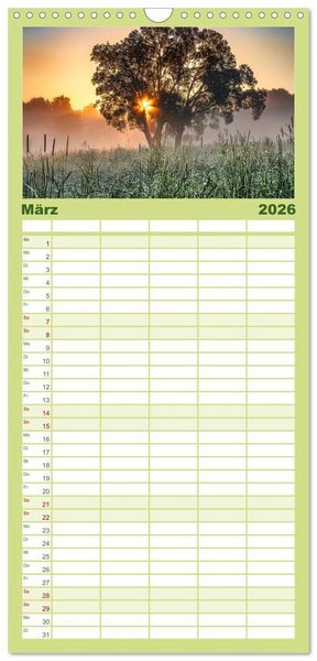 Produktbild: Familienplaner 2026 - Sch&ouml;nes Erzgebirge mit 5 Spalten (Wandkalender, 21 x 45 cm) CALVENDO