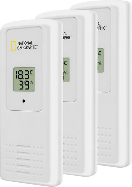 Produktbild: Bresser 13222 - NATIONAL GEOGRAPHIC Digitales Thermo-Hygrometer f&uuml;r 4 Messbereiche, schwarz