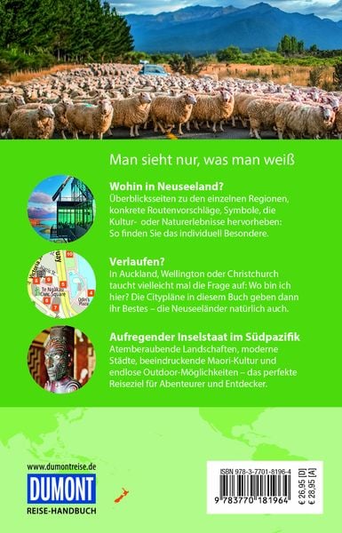 Produktbild: DUMONT Reise-Handbuch Reisef&uuml;hrer Neuseeland
