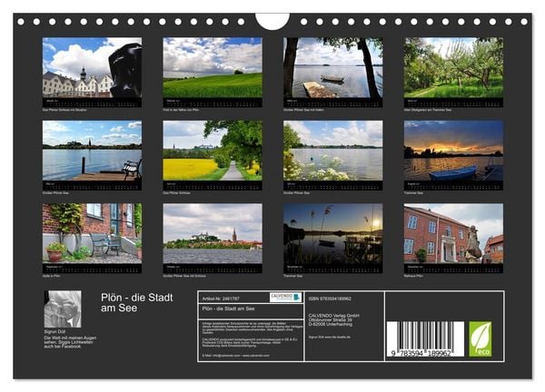 Produktbild: Pl&ouml;n - die Stadt am See (Wandkalender 2027 DIN A4 quer), CALVENDO Monatskalender