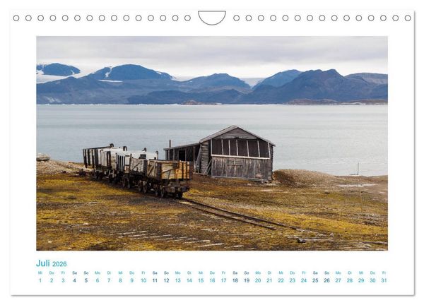 Produktbild: Spitzbergen - Landschaft - Eis - Tierwelt (Wandkalender 2026 DIN A4 quer), CALVENDO Monatskalender
