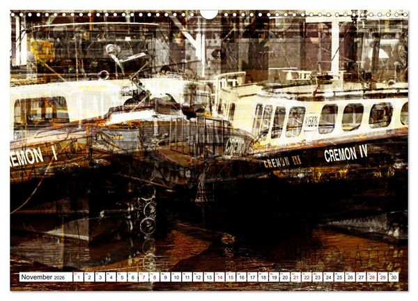 Produktbild: Hamburger GoldArt (Wandkalender 2026 DIN A3 quer), CALVENDO Monatskalender