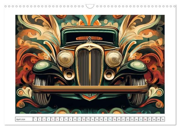 Produktbild: Eleganz auf R&auml;dern (Wandkalender 2026 DIN A3 quer), CALVENDO Monatskalender
