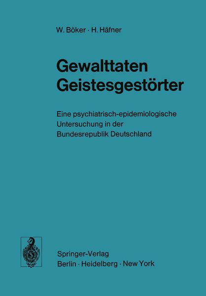 Produktbild: Gewalttaten Geistesgest&ouml;rter